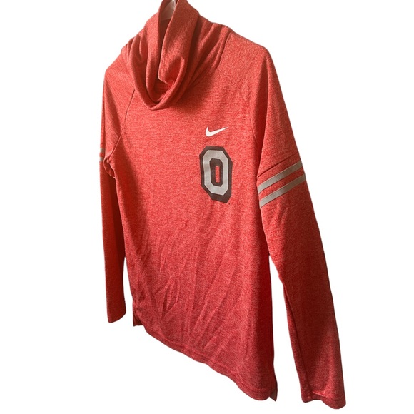 Women's Nike Ohio State Buckeyes Cowl Neck Long Sleeve Pullover Sweatshirt  XS - Picture 2 of 4